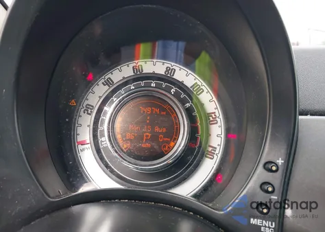 2012 Fiat 500C Pop from USA, damaged, VIN 3C3CFFDR8CT385827